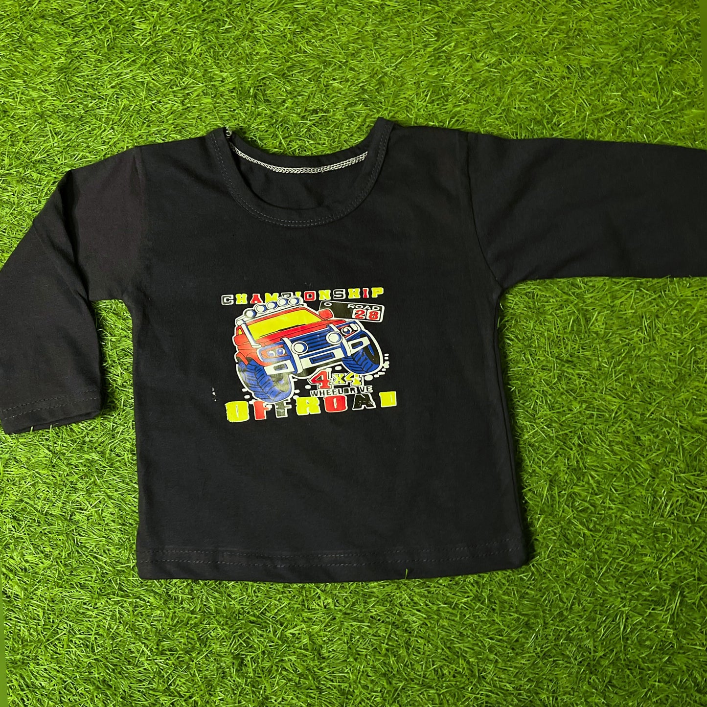 T-Shirt & Denim Set (NAVY BLUE)