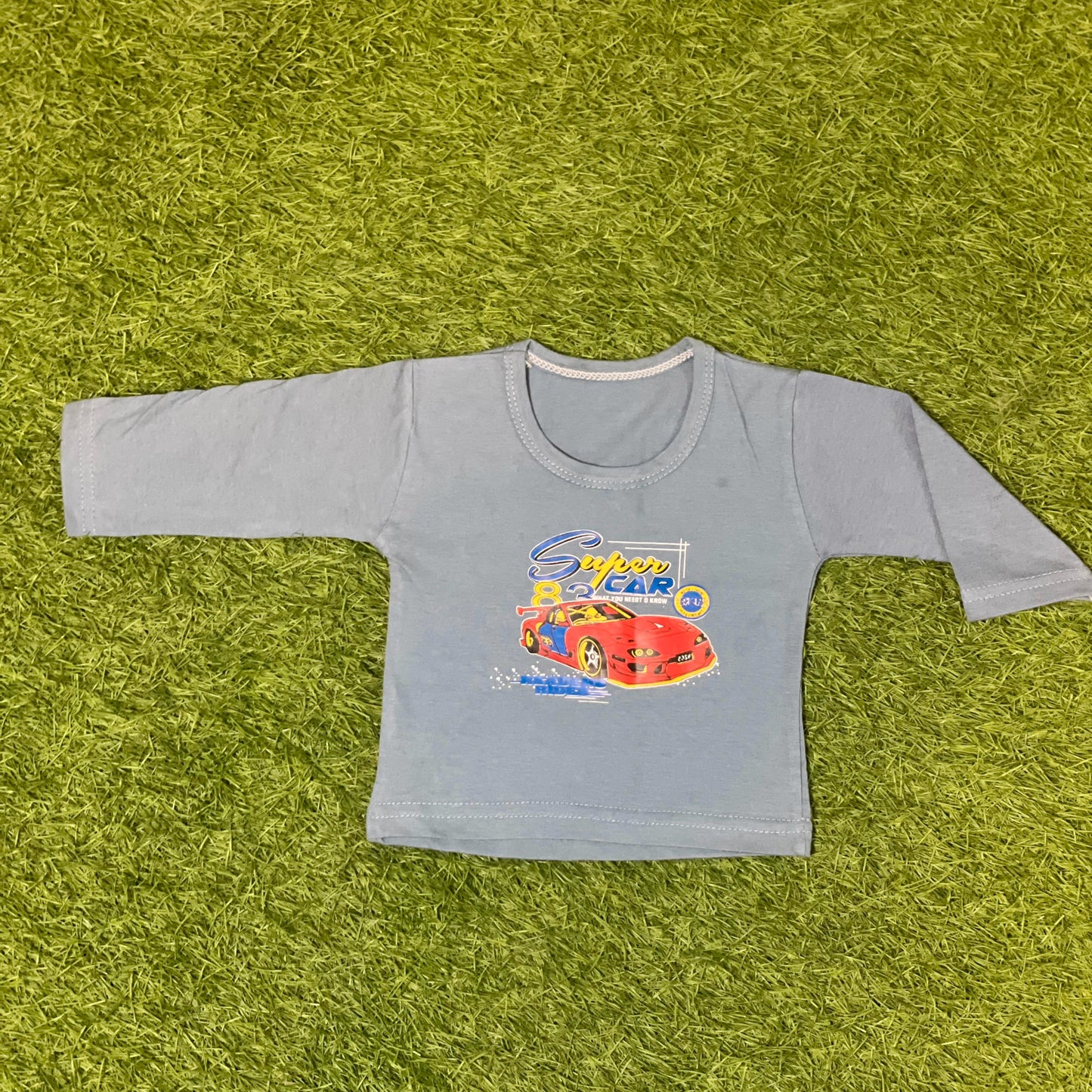 T-Shirt & Denim Set ( SKY BLUE)