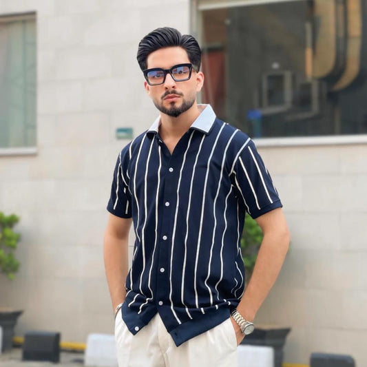 Linen Summer Shirt (Black)